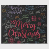 クリスマス ラッピングペーパー (フラット)