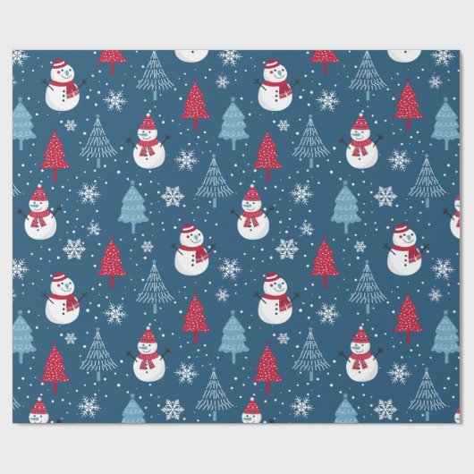 クリスマス ラッピングペーパー (フラット)