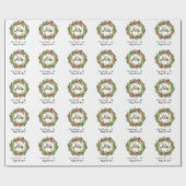 クリスマス ラッピングペーパー (フラット)