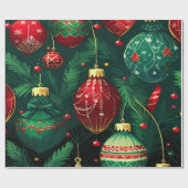 クリスマス ラッピングペーパー (フラット)