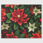 クリスマス ラッピングペーパー (フラット)