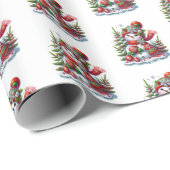クリスマス ラッピングペーパー (ロールコーナー)