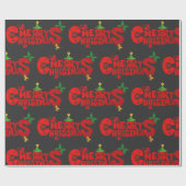 クリスマス ラッピングペーパー (フラット)
