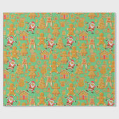 クリスマス ラッピングペーパー (フラット)