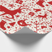 クリスマス ラッピングペーパー (角)