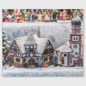 クリスマス ラッピングペーパー (フラット)