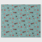 クリスマス ラッピングペーパー (フラット)