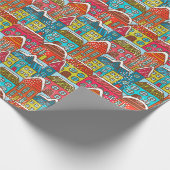 クリスマス ラッピングペーパー (角)