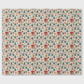 クリスマス ラッピングペーパー (フラット)