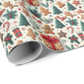 クリスマス ラッピングペーパー (ロールコーナー)