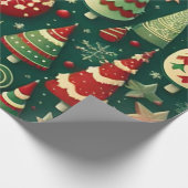 クリスマス ラッピングペーパー (角)