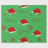 クリスマス ラッピングペーパー (フラット)