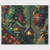 クリスマス ラッピングペーパー (フラット)