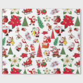 クリスマス ラッピングペーパー (フラット)