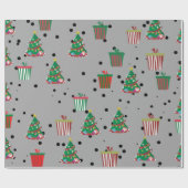 クリスマス ラッピングペーパー (フラット)