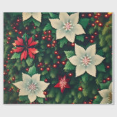 クリスマス ラッピングペーパー (フラット)