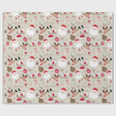 クリスマス ラッピングペーパー (フラット)