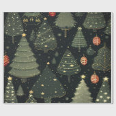 クリスマス ラッピングペーパー (フラット)