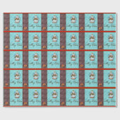 クリスマス ラッピングペーパー (フラット)