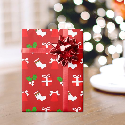 クリスマス ラッピングペーパー
