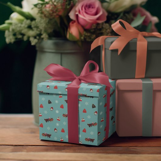 クリスマス ラッピングペーパー