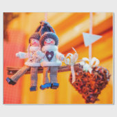 クリスマス ラッピングペーパー (フラット)