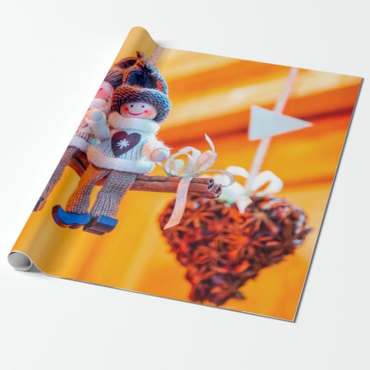 クリスマス ラッピングペーパー (アンロールド)