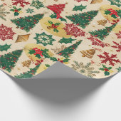 クリスマス ラッピングペーパー (角)