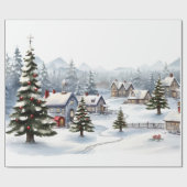 クリスマス ラッピングペーパー (フラット)