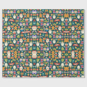 クリスマス ラッピングペーパー (フラット)