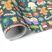 クリスマス ラッピングペーパー (ロールコーナー)