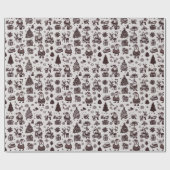 クリスマス ラッピングペーパー (フラット)