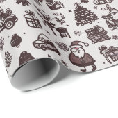 クリスマス ラッピングペーパー (ロールコーナー)