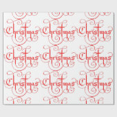 クリスマス ラッピングペーパー (フラット)