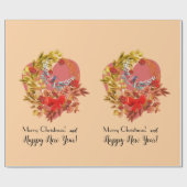 クリスマス ラッピングペーパー (フラット)