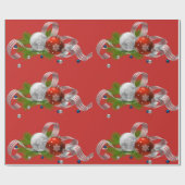 クリスマス ラッピングペーパー (フラット)