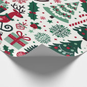 クリスマス ラッピングペーパー (角)