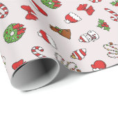 クリスマス ラッピングペーパー (ロールコーナー)