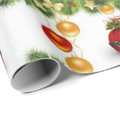 クリスマス ラッピングペーパー サンタのスレー (ロールコーナー)