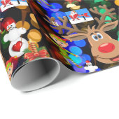 クリスマス ラッピングペーパー サンタ (ロールコーナー)