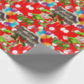 クリスマス ラッピングペーパー 妖精 (角)