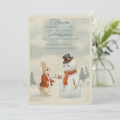 クリスマス・ラビットピーター誕生日 招待状 (スタンド正面)