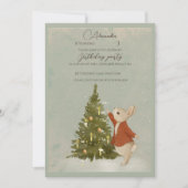 クリスマス・ラビット・ピーター 招待状 (正面)