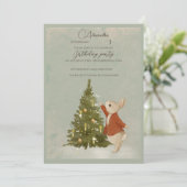 クリスマス・ラビット・ピーター 招待状 (スタンド正面)