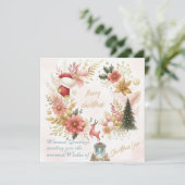 クリスマス ラブ & アナタに温かい祝福を ホリデー カード (スタンド正面)