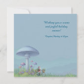 クリスマス ラブ & アナタに温かい祝福を ホリデー カード (裏面)