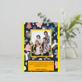 クリスマス・ラブ・カード魔法 箔シーズンポストカード (立ち正面)