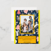 クリスマス・ラブ・カード魔法 箔シーズンポストカード (正面/裏面)