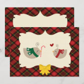 クリスマス・ラブ・バード シーズンカード (正面/裏面)