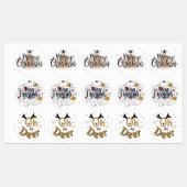 クリスマス ラベル (シート)